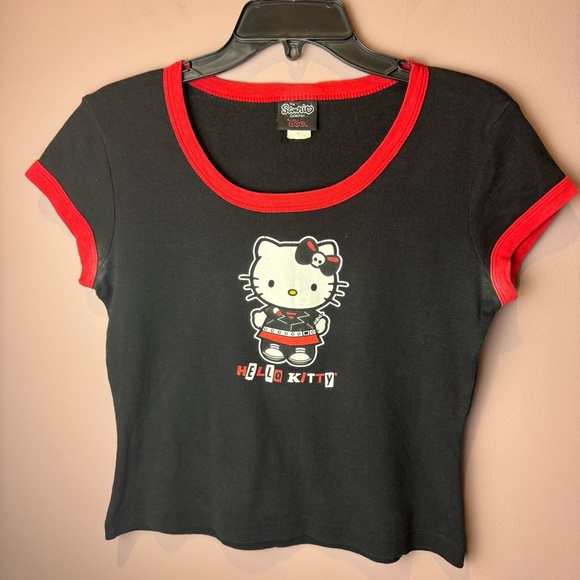 Sanrio Doe Vintage 2001 Hello Kitty Punk Rock Shirt - Picture 2 of 15